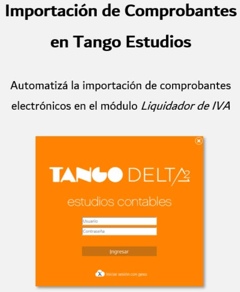 Importacion Tango Estudios